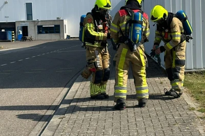 Brandweer verricht metingen 